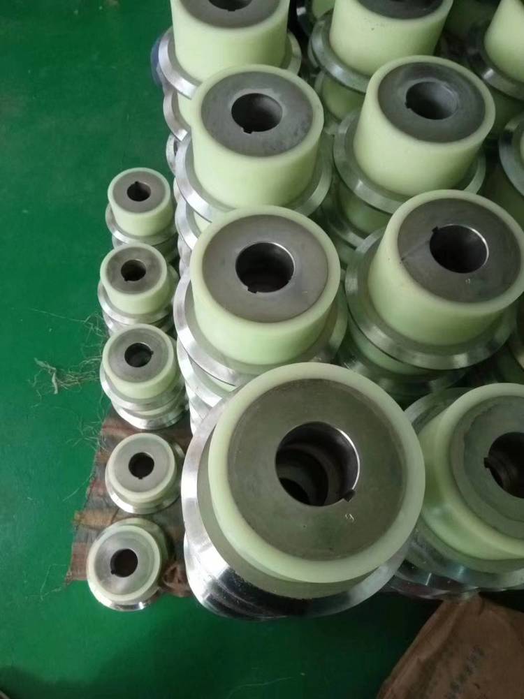 供應(yīng)熱力發(fā)電廠聚氨酯包膠輪彈性體 品牌:安特力